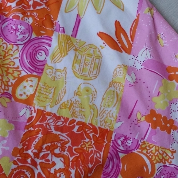 LILLY PULITZER Nightlife Fire Fly dress glow dark - Picture 11 of 16